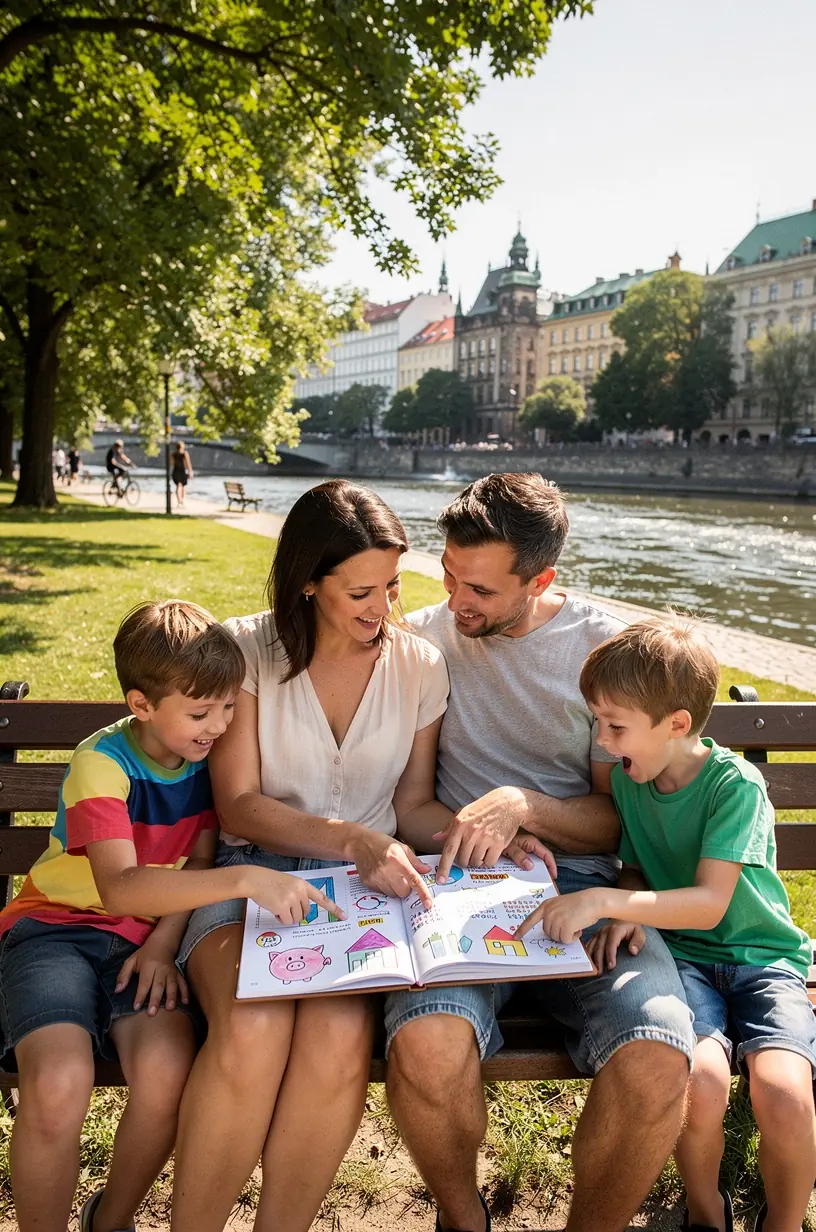 Infografika znázorňující proces tvorby rezervního fondu pro nečekané výdaje.