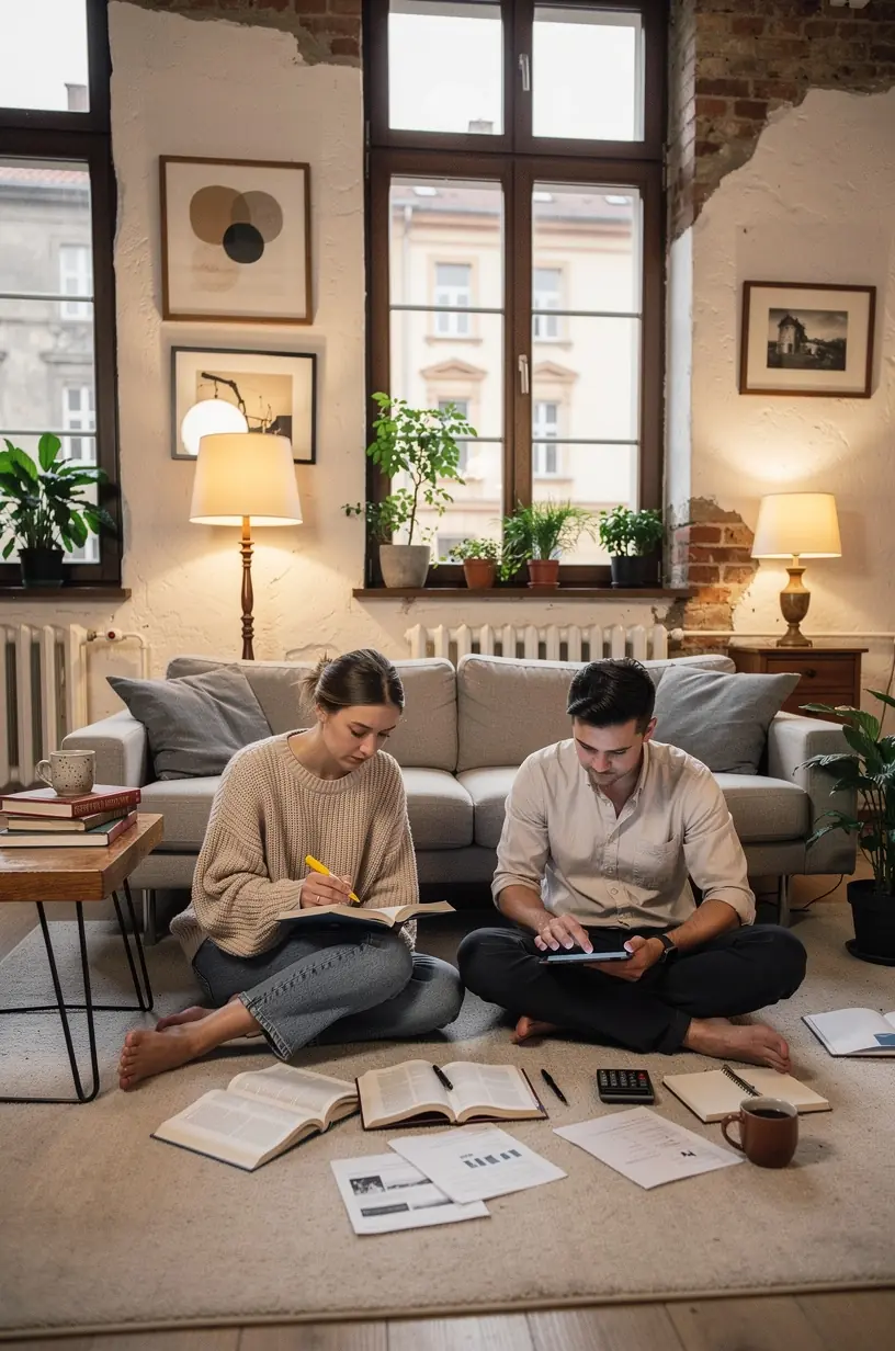 Ilustrace grafu znázorňujícího dlouhodobý růst úspor a finanční plánování.